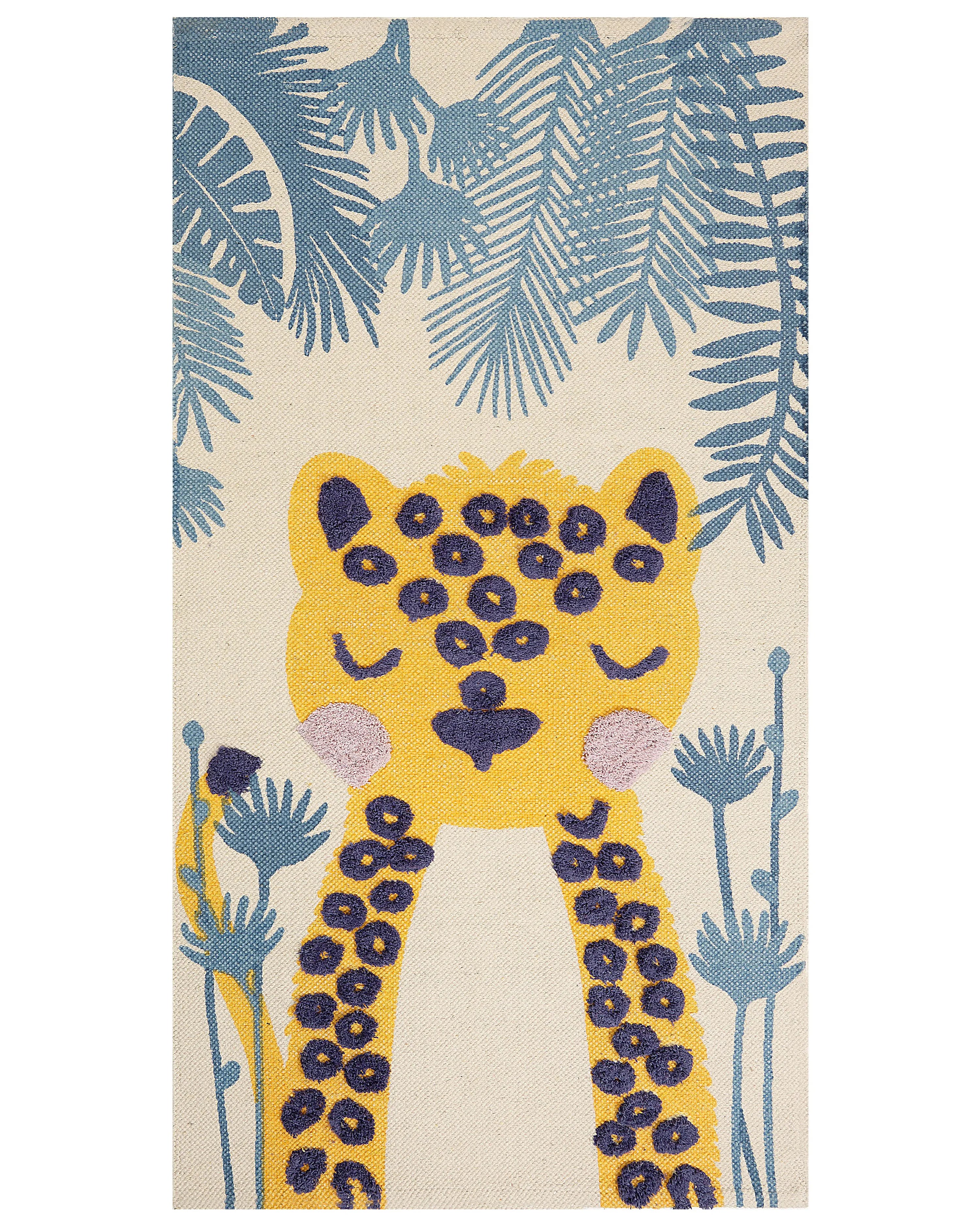 Tappeto per bambini LUAS Multicolore 80 x 150 cm Cotone
