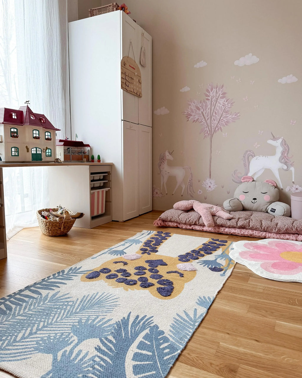 Tapis pour enfants Multicolore 80 x 150 cm Coton