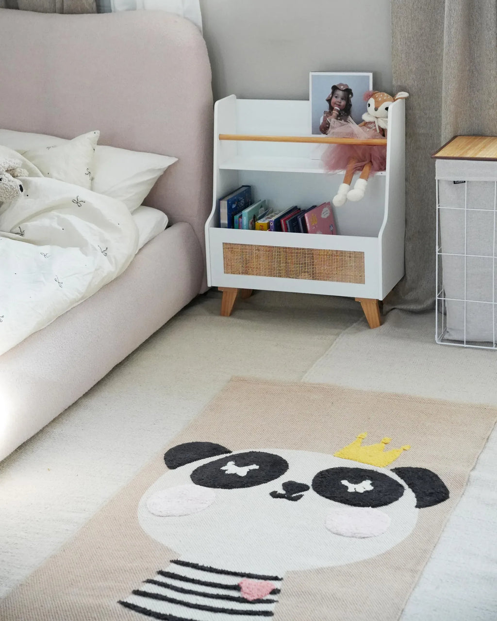 Tapis pour enfants Beige 80 x 150 cm Coton