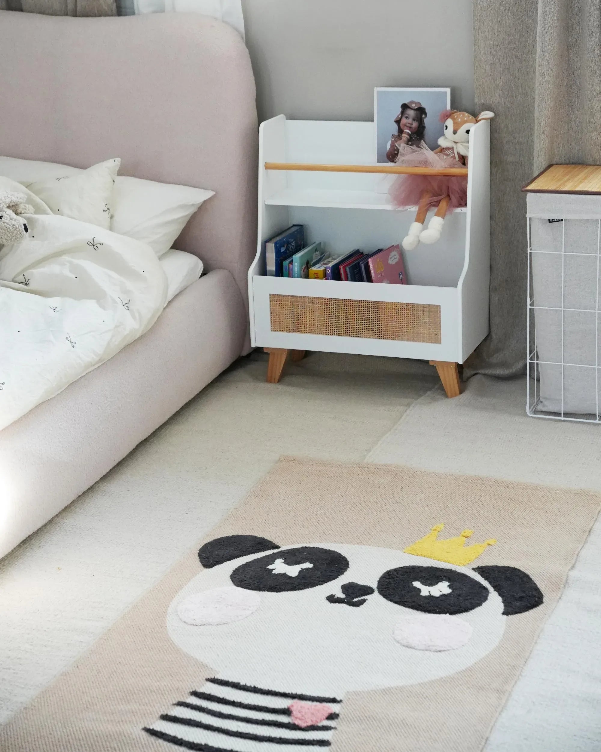 Tapis pour enfants Beige 80 x 150 cm Coton