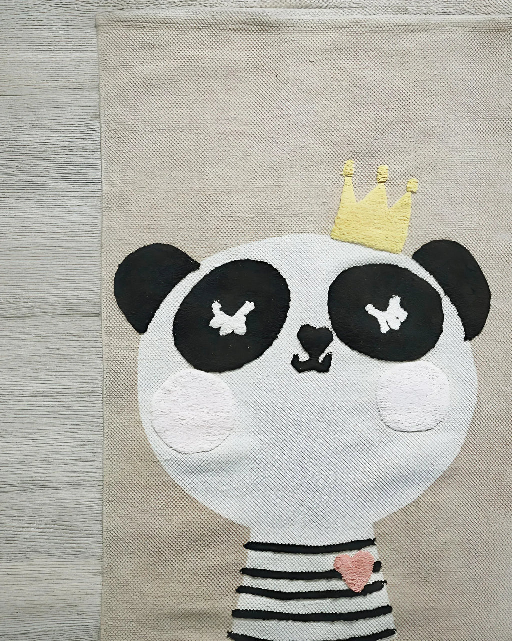 Tapis pour enfants Beige 80 x 150 cm Coton