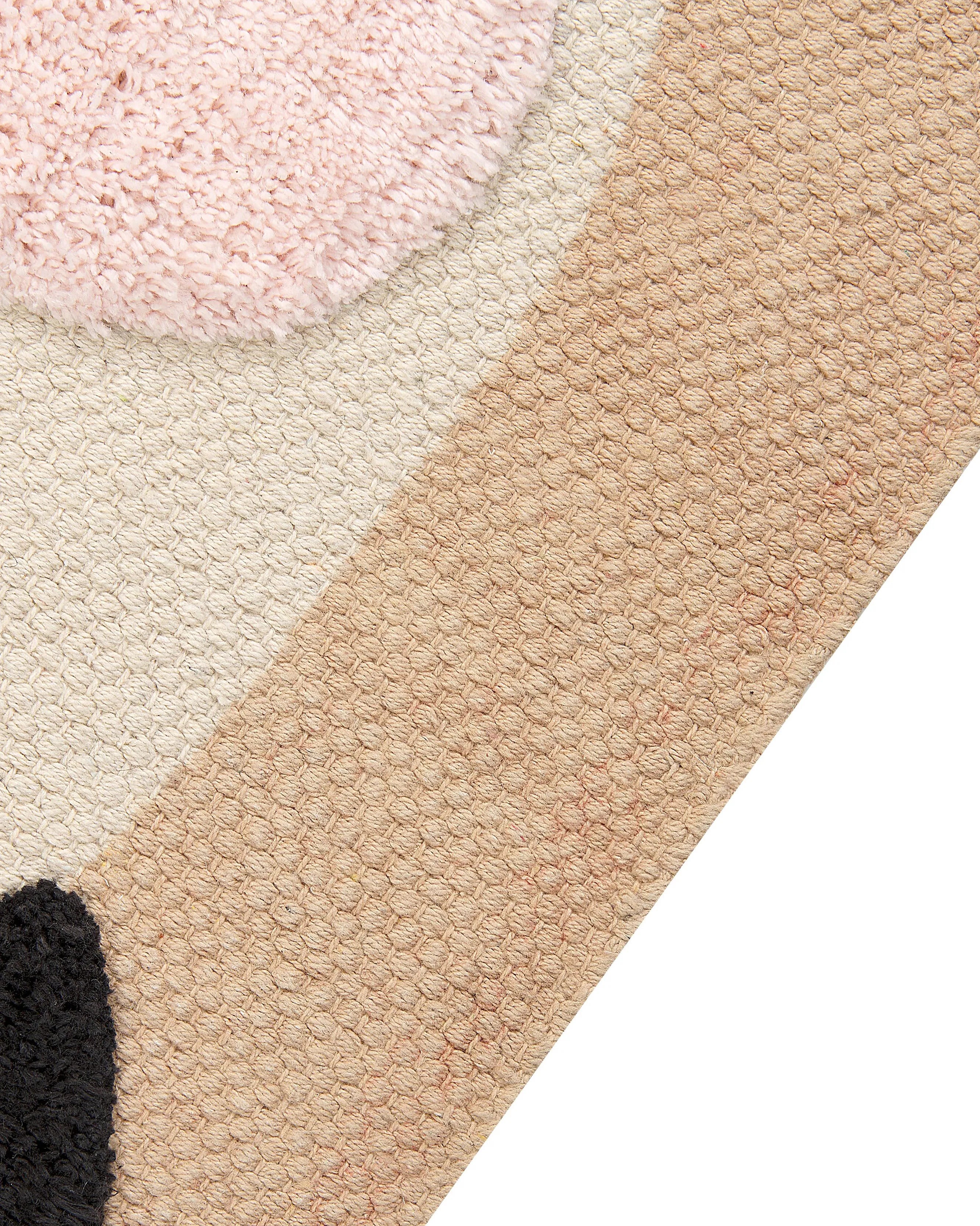 Tapis pour enfants Beige 80 x 150 cm Coton