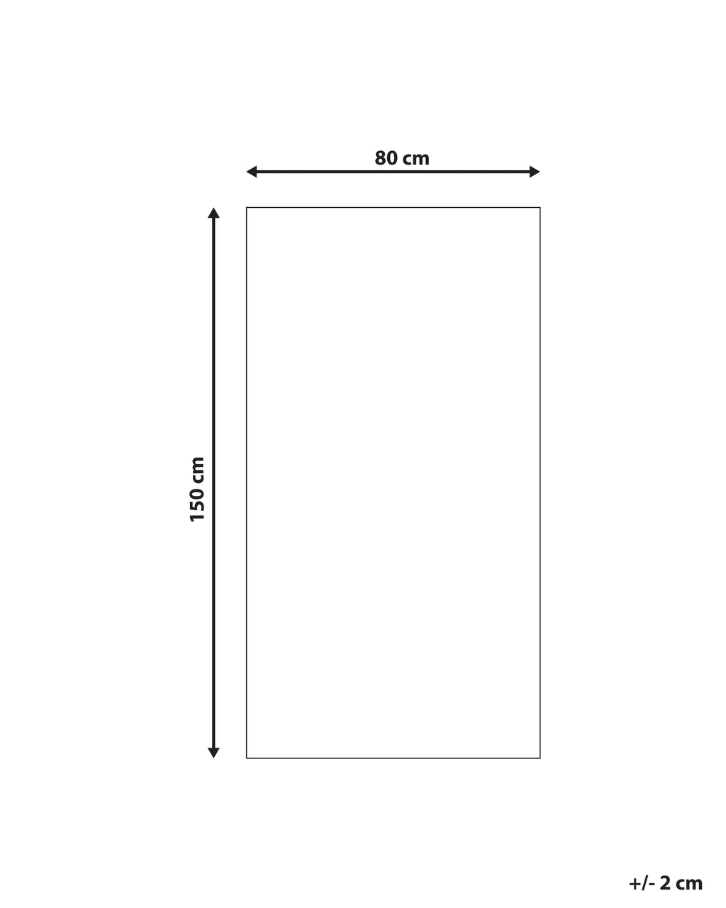 Tapis enfant rose 80 x 150 cm coton