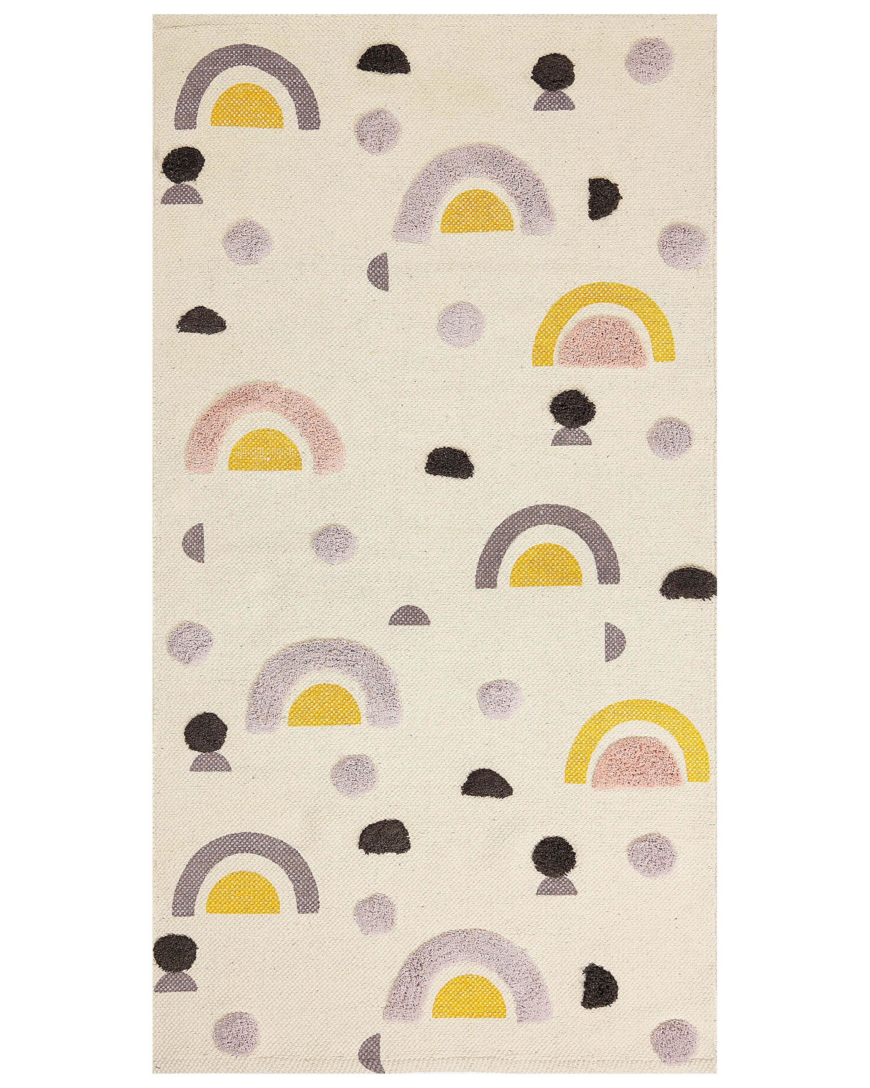 Tappeto per bambini CURUP Multicolore 80 x 150 cm Cotone