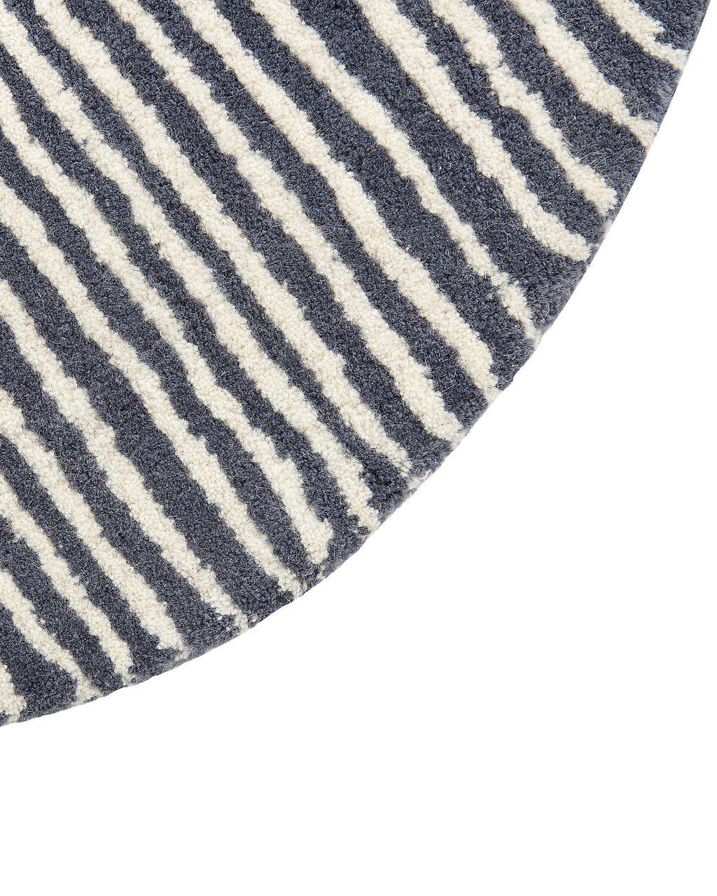 Tapis gris graphite 140 x 200 cm Laine