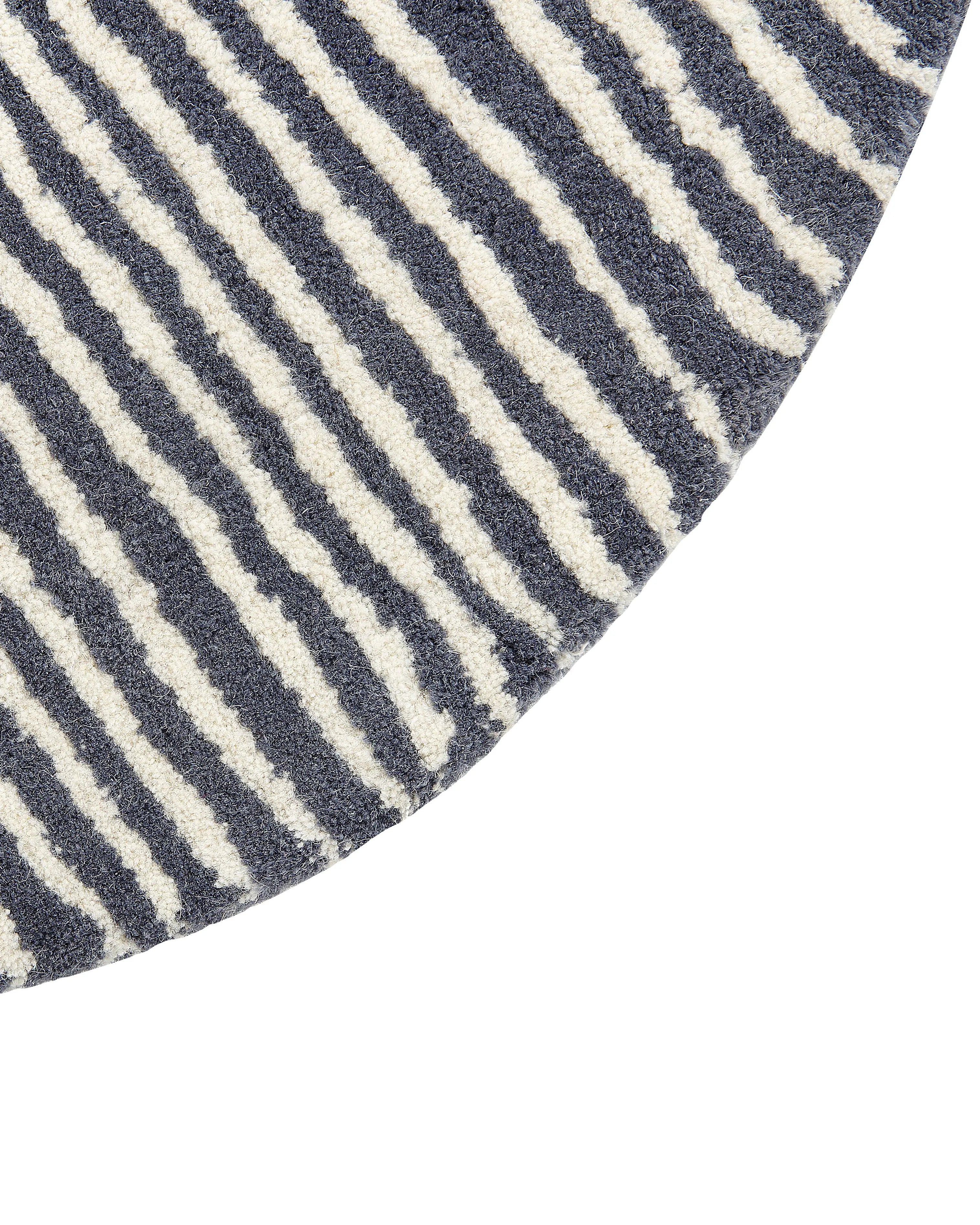 Tapis gris graphite 140 x 200 cm Laine