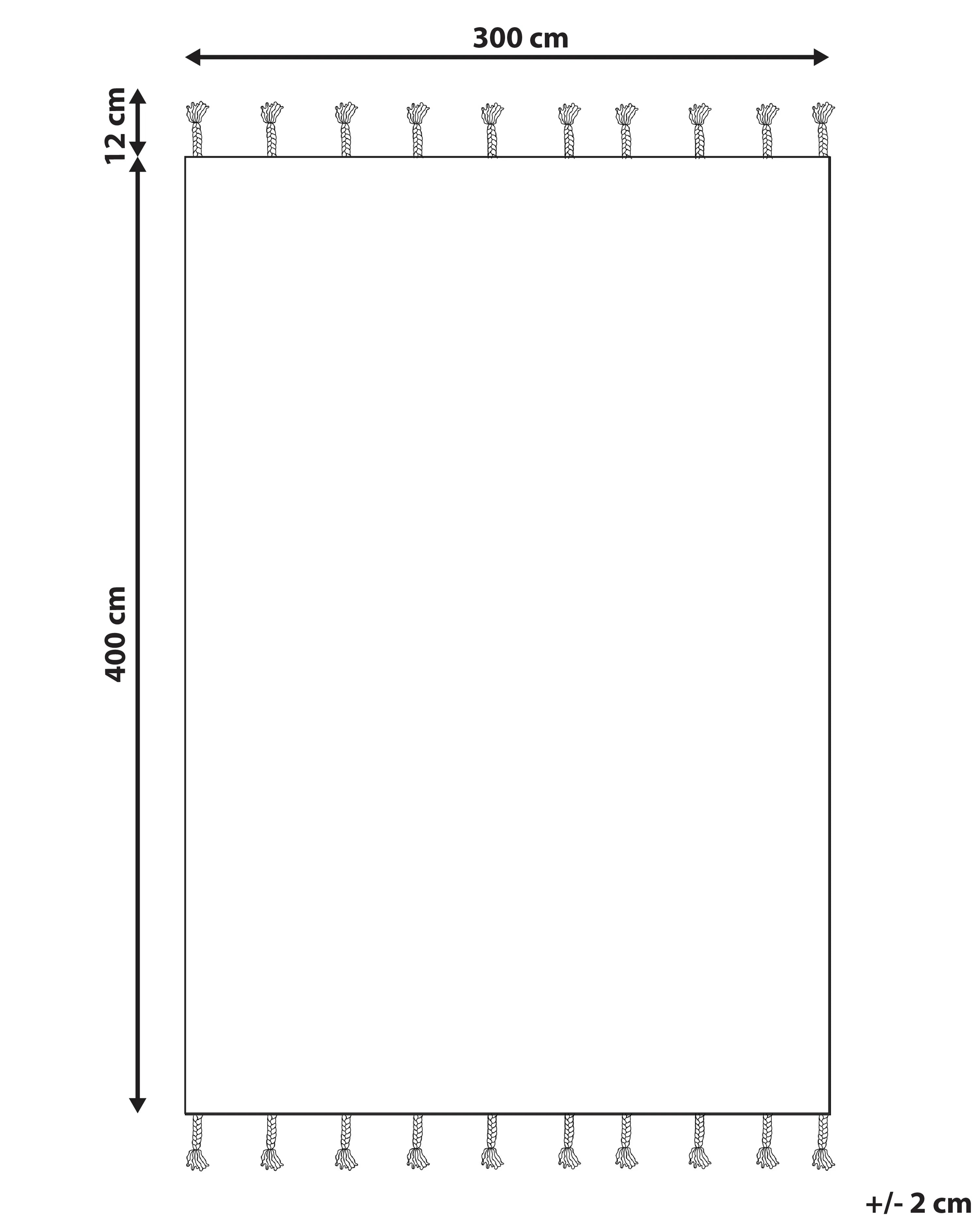 Tapis multicolore 300 x 400 cm Coton