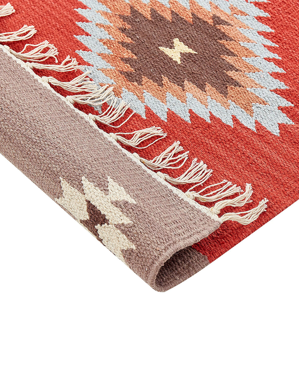 Tapis multicolore 80 x 300 cm Coton Kilim