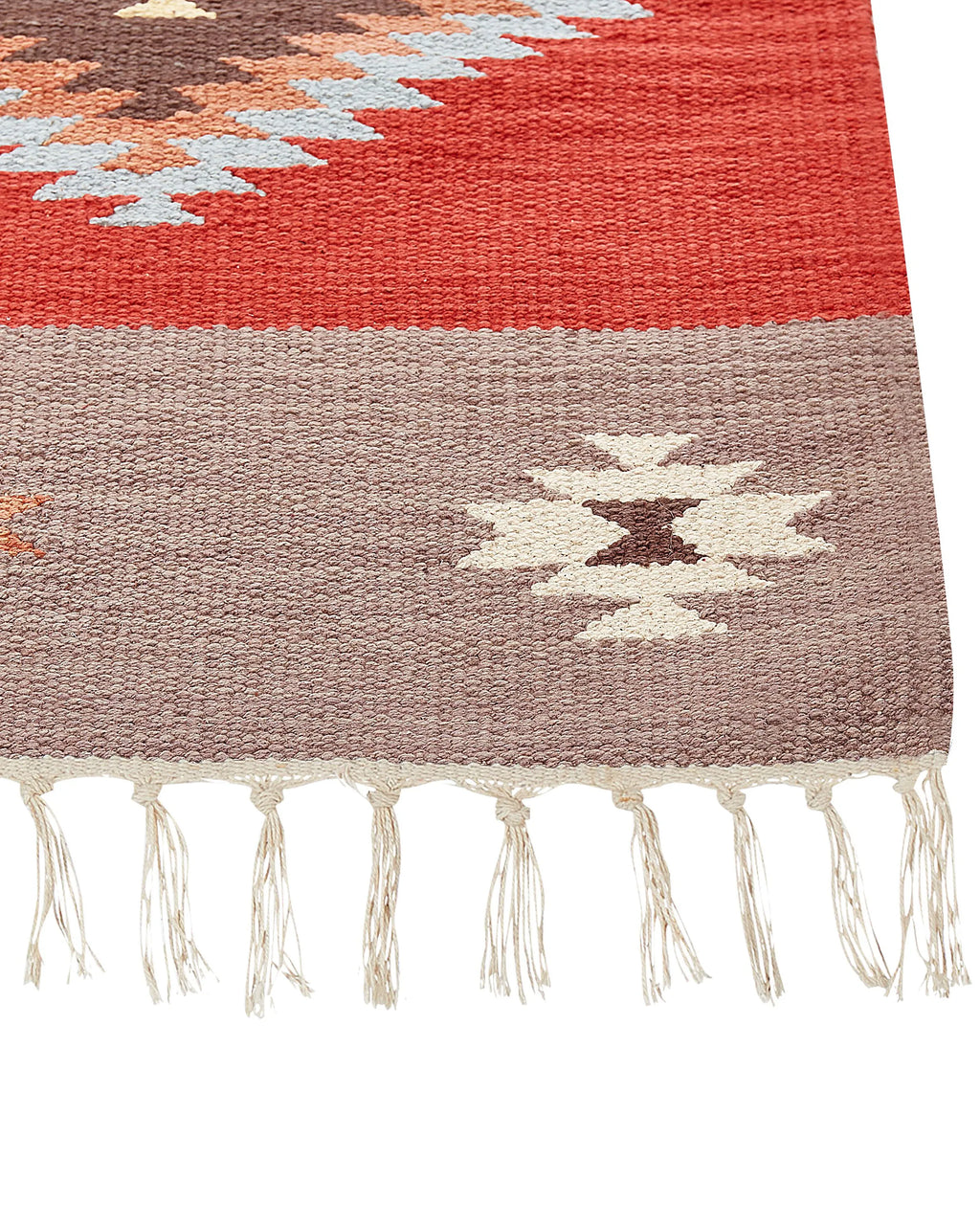 Tapis multicolore 80 x 300 cm Coton Kilim