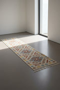 Tappeto ATAN Multicolore 80 x 300 cm Cotone Kilim