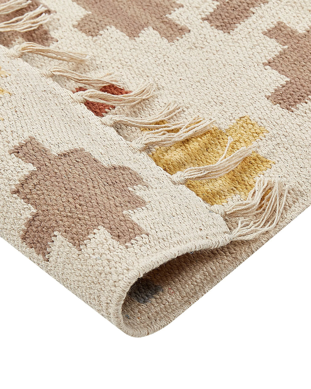 Tapis multicolore 80 x 300 cm Coton Kilim