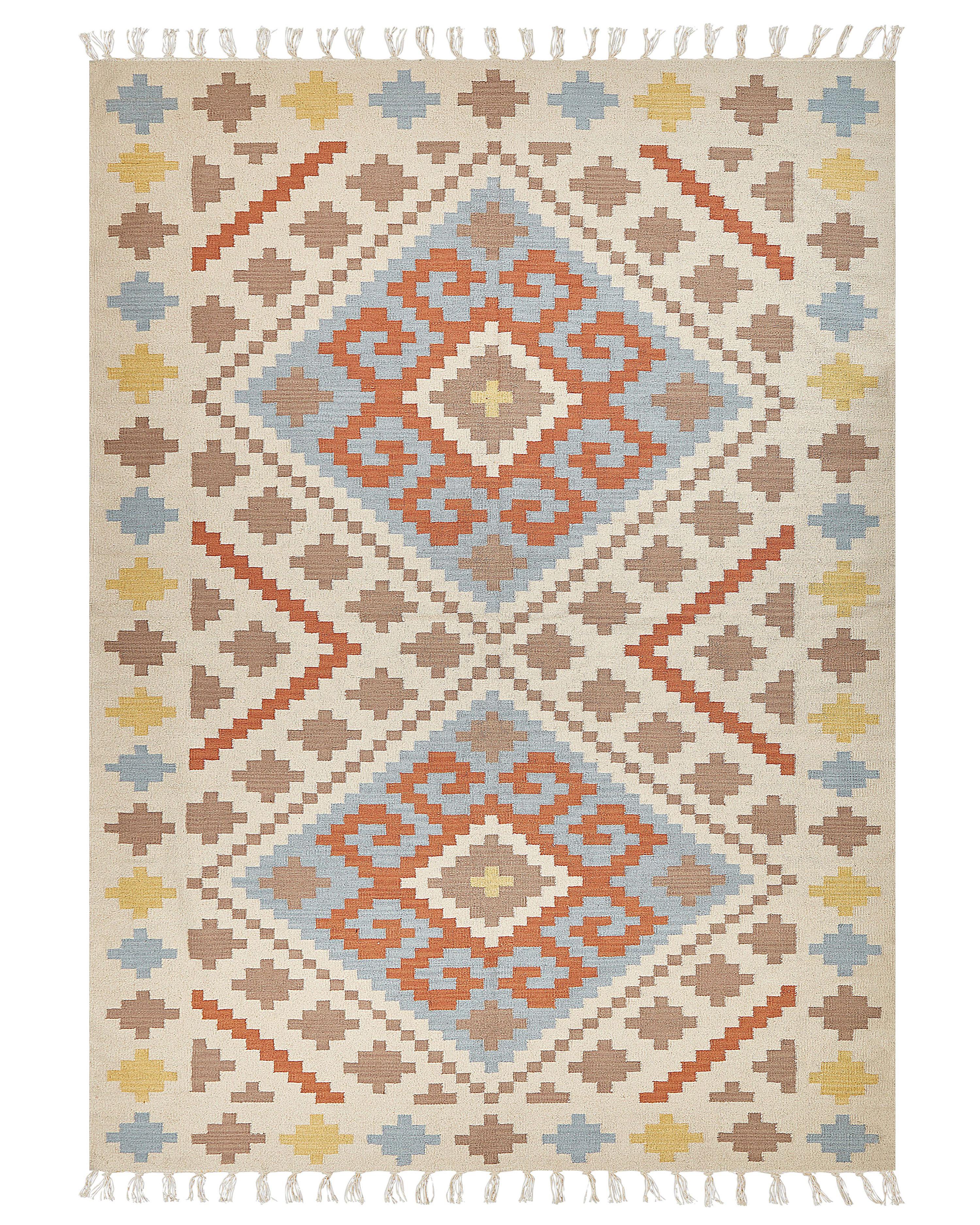 Tappeto ATAN Multicolore 200 x 300 cm Cotone Kilim