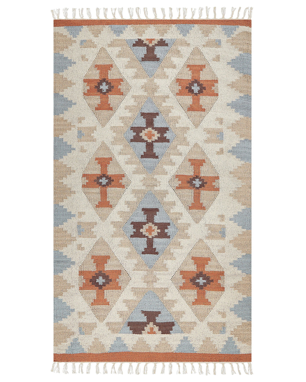 Tappeto DILIJAN Multicolore 80 x 150 cm Cotone Kilim