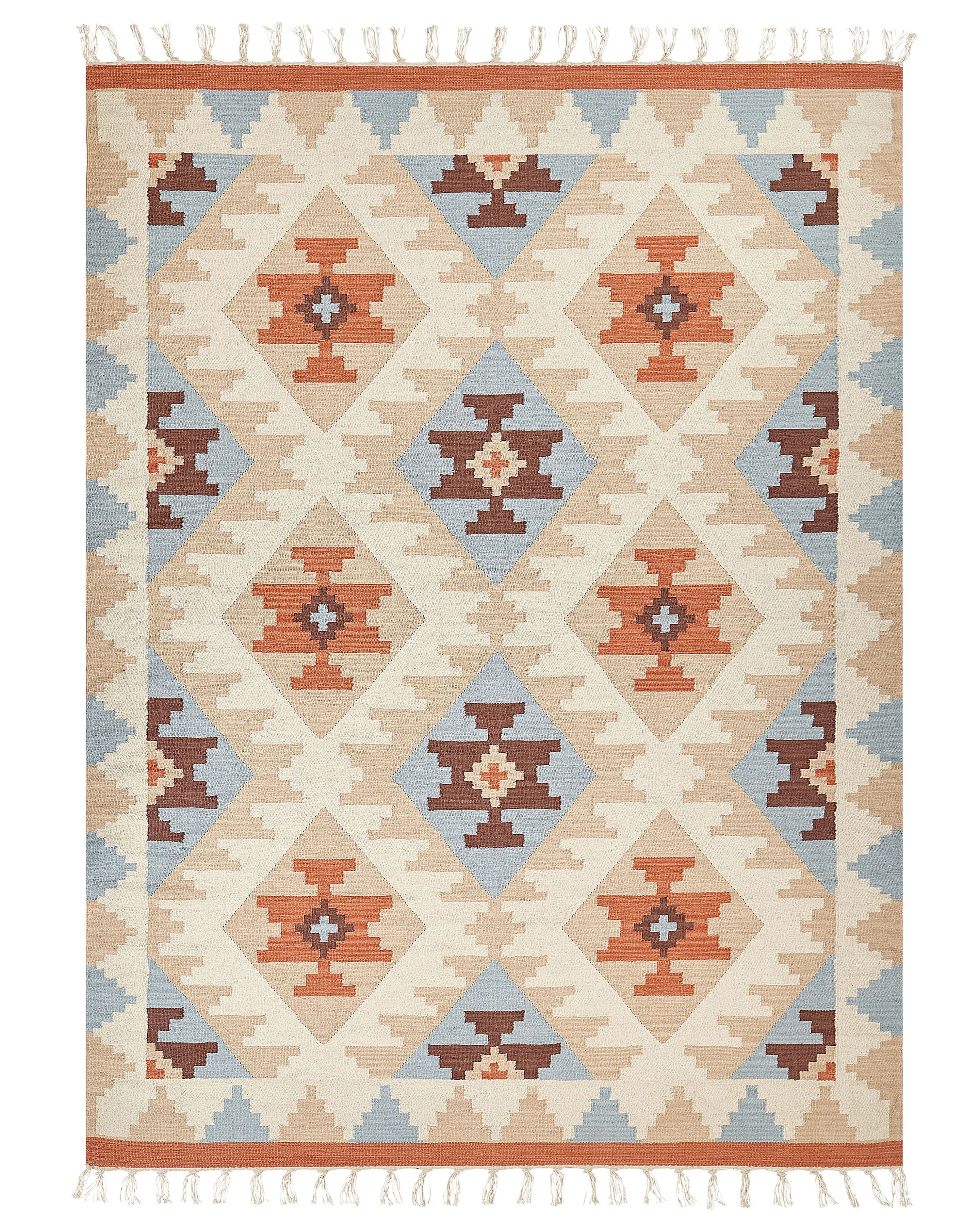 Tappeto DILIJAN Multicolore 160 x 230 cm Cotone Kilim