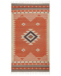 Tappeto GAVAR Arancione 80 x 150 cm Cotone Kilim