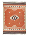 Tappeto GAVAR Arancione 140 x 200 cm Cotone Kilim