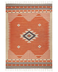 Tappeto GAVAR Arancione 200 x 300 cm Cotone Kilim