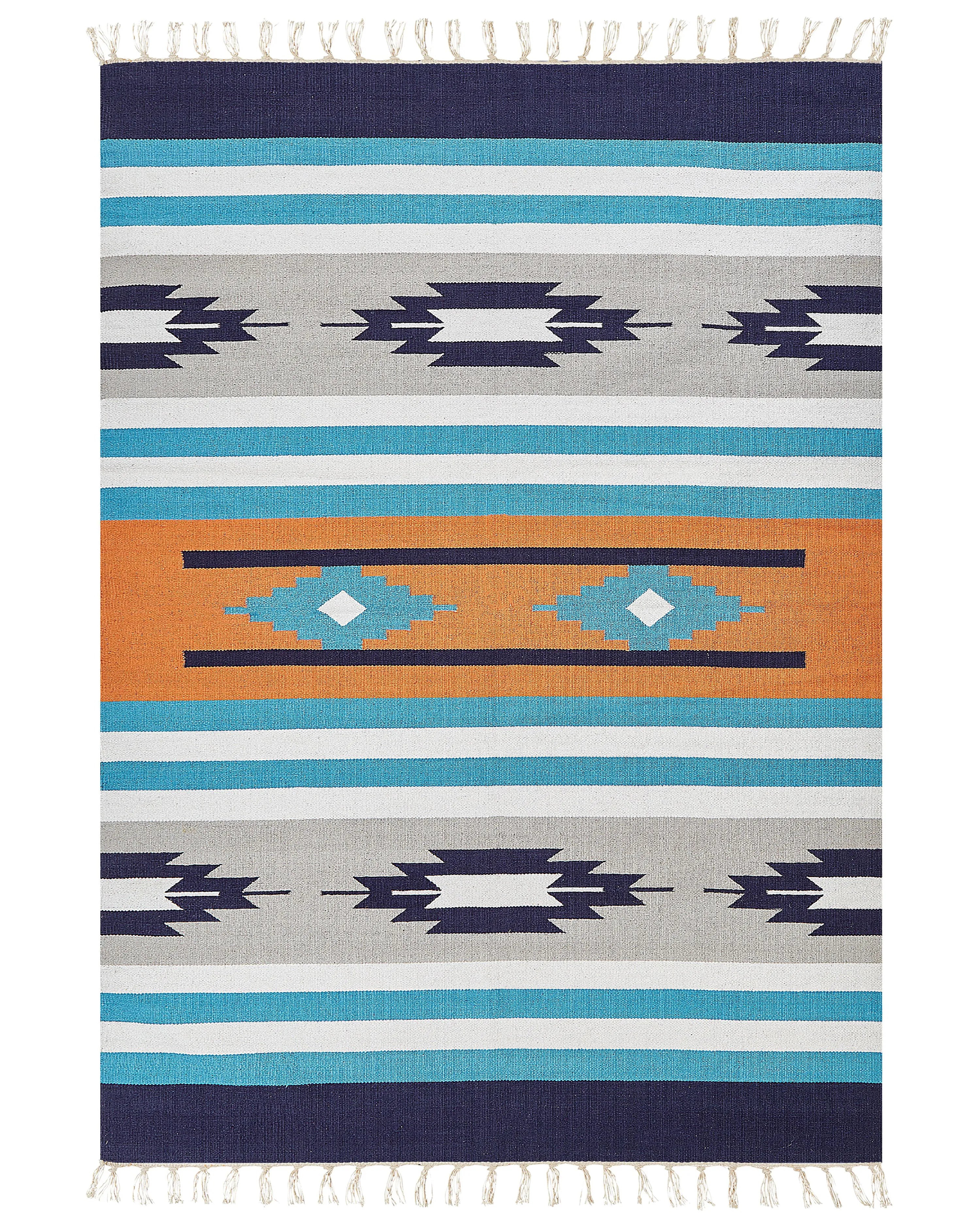 Tappeto NORATUS Multicolore 200 x 300 cm Cotone Kilim