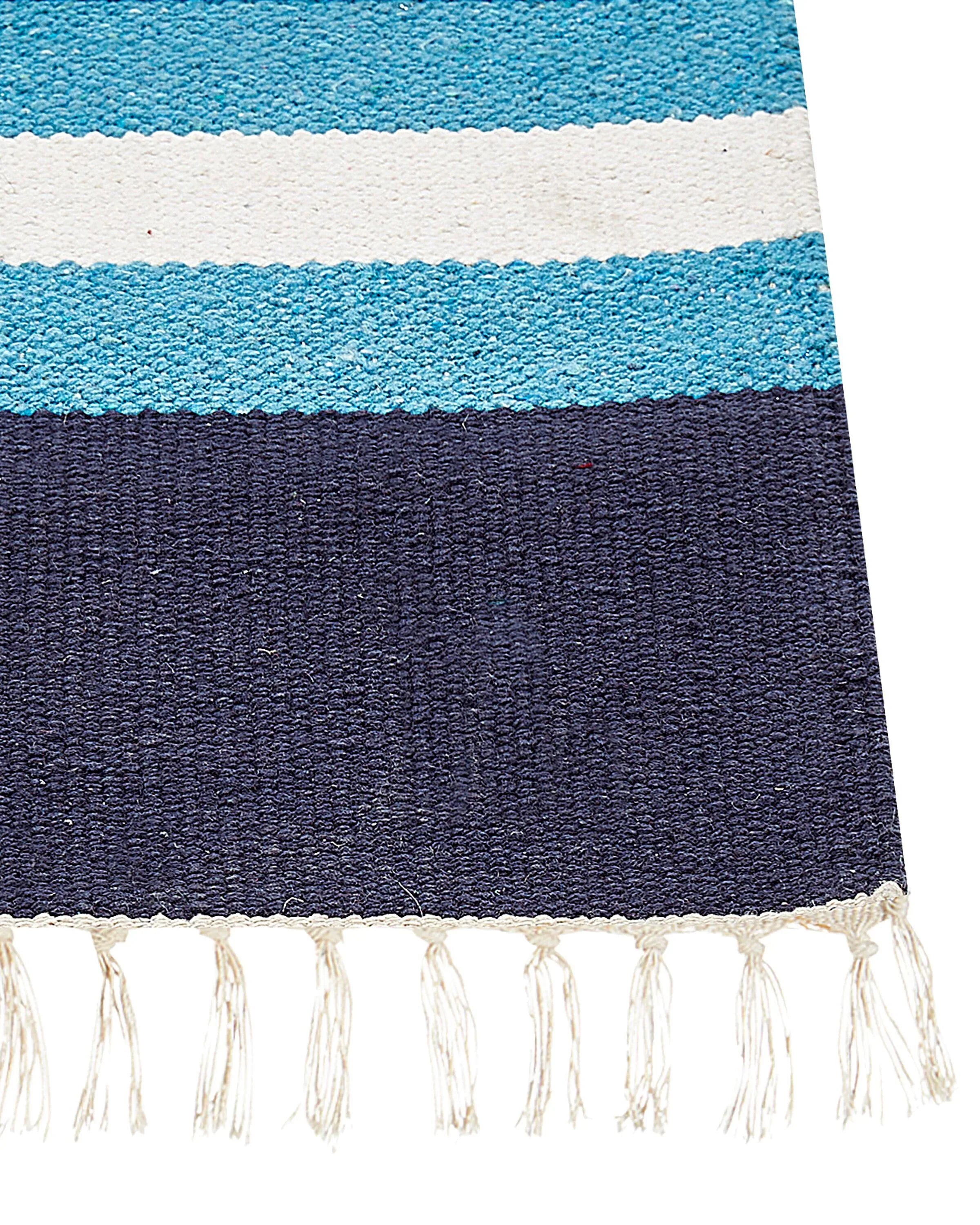 Tapis multicolore 200 x 300 cm Coton Kilim