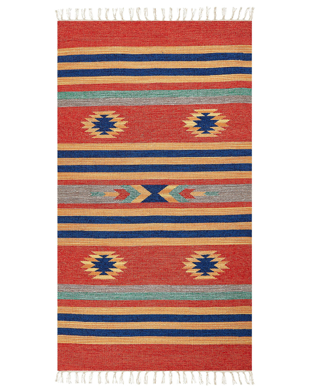 Tappeto HATIS Multicolore 80 x 150 cm Cotone Kilim