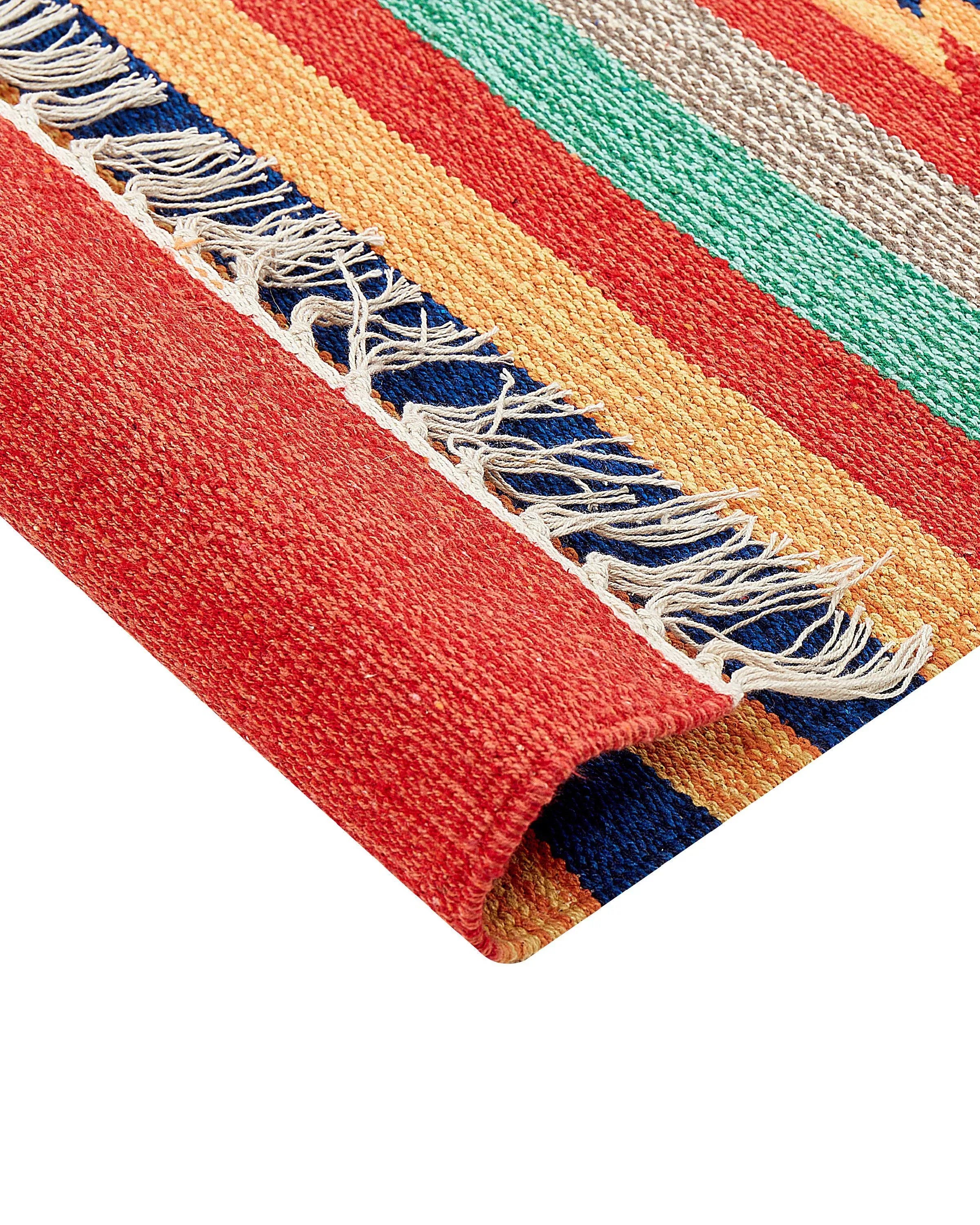 Tapis Kilim multicolore 80 x 150 cm Coton