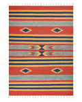 Tappeto HATIS Multicolore 140 x 200 cm Cotone Kilim