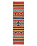 Tappeto HATIS Multicolore 80 x 300 cm Cotone Kilim