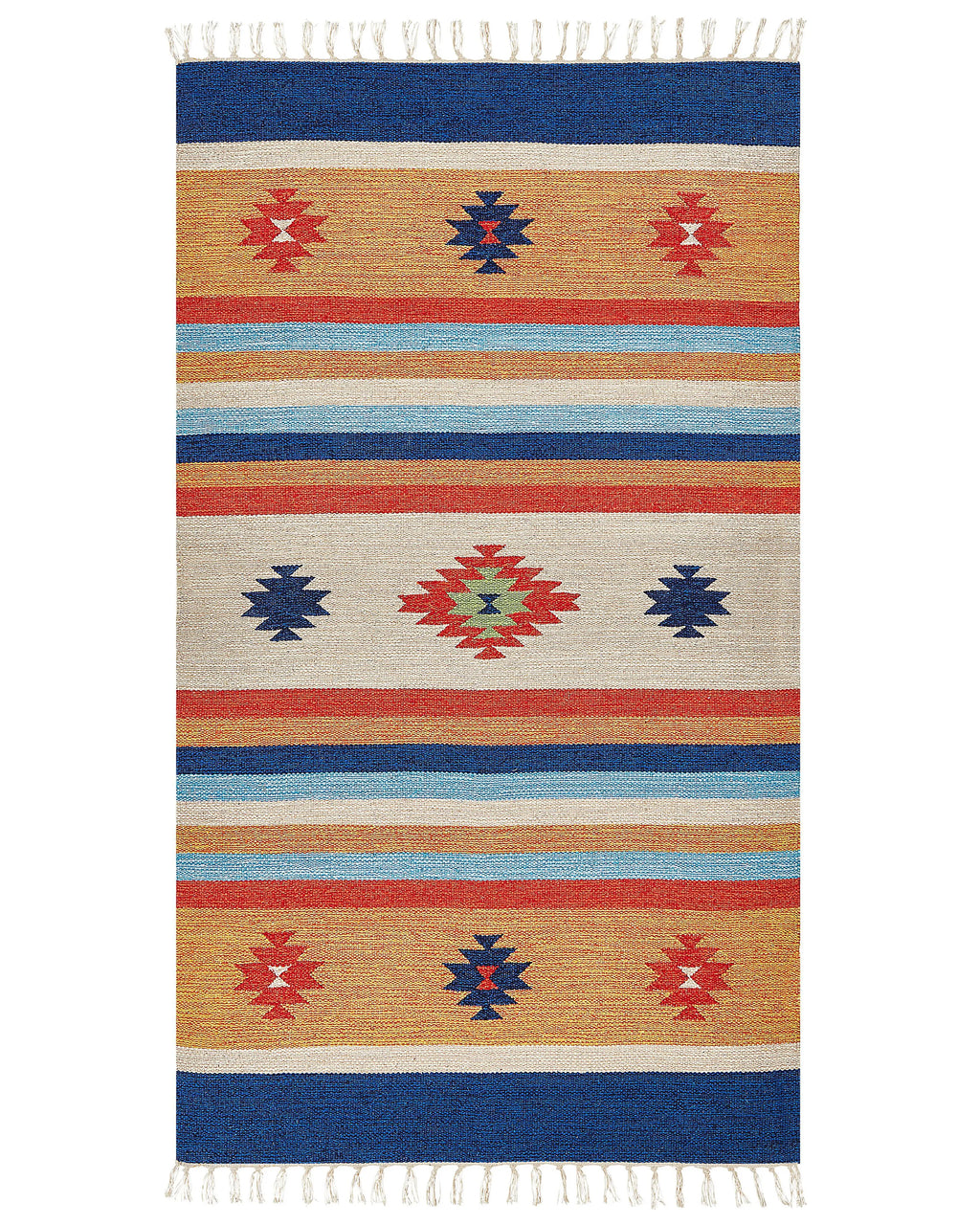 Tappeto TARONIK Multicolore 80 x 150 cm Cotone Kilim