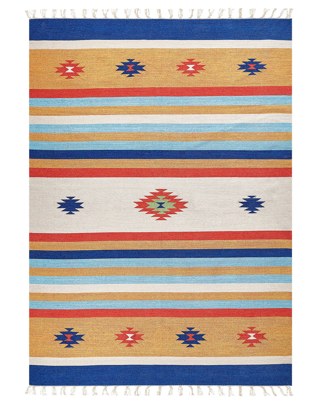Tappeto TARONIK Multicolore 200 x 300 cm Cotone Kilim