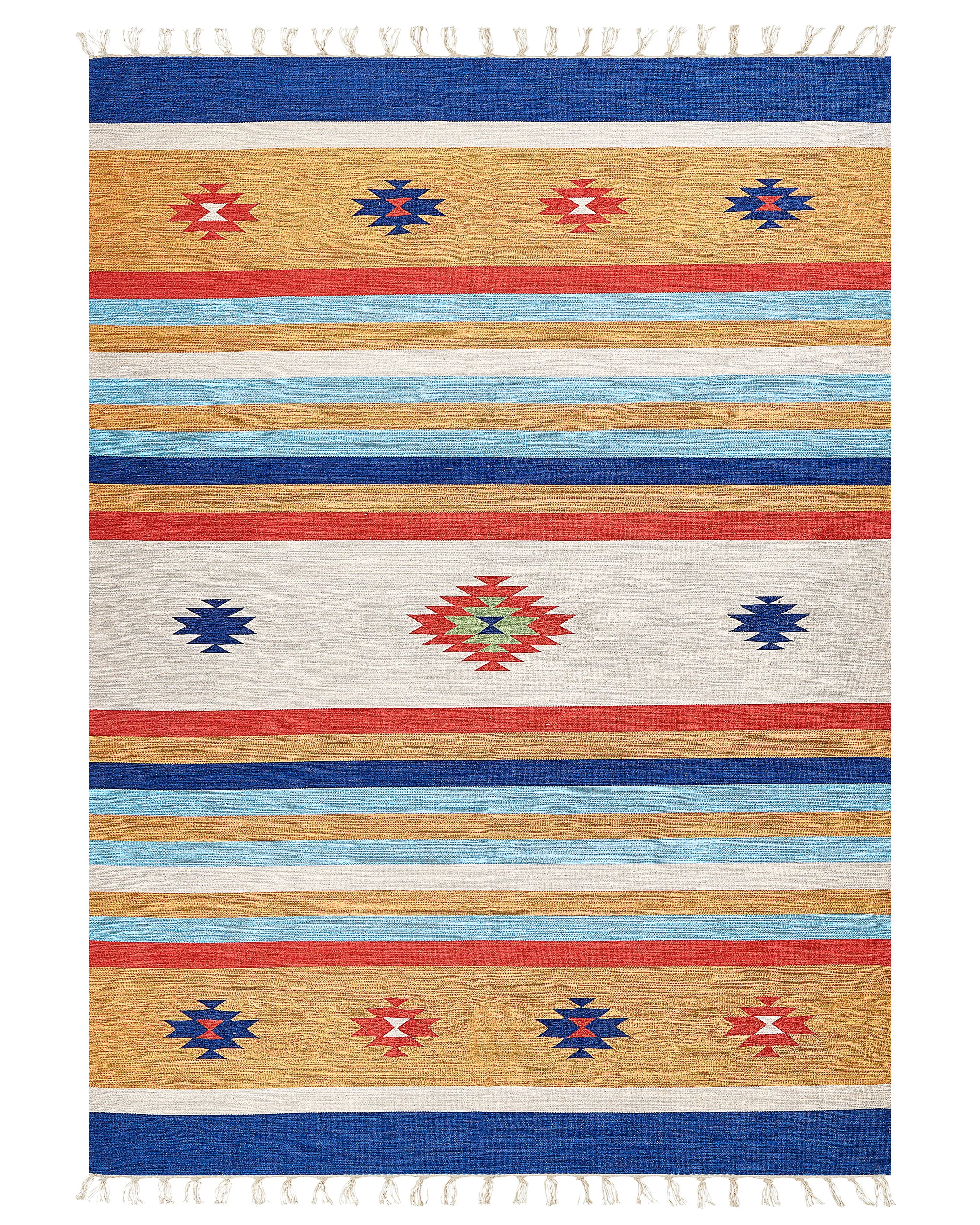Tappeto TARONIK Multicolore 200 x 300 cm Cotone Kilim