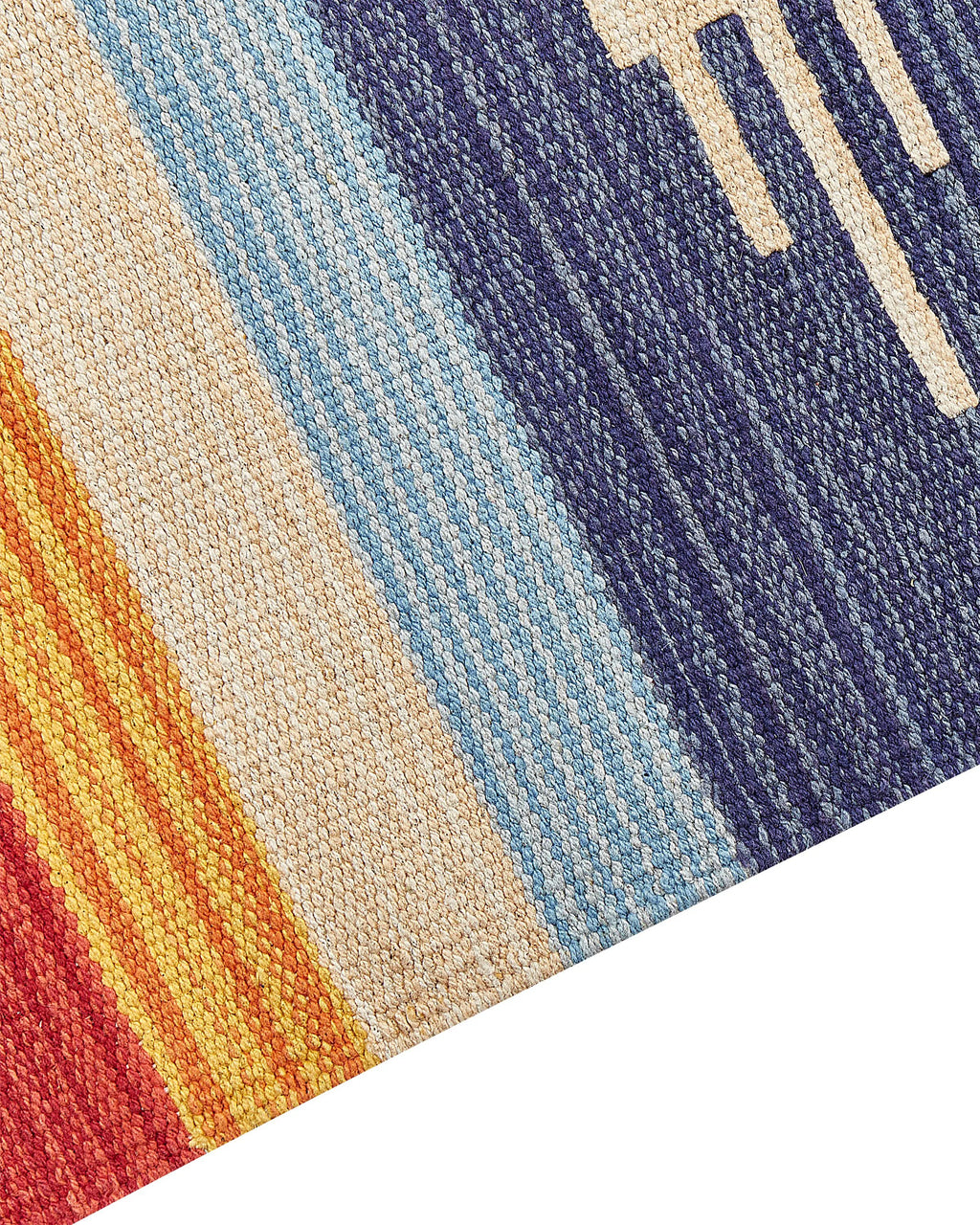 Tapis multicolore 80 x 150 cm Coton Kilim