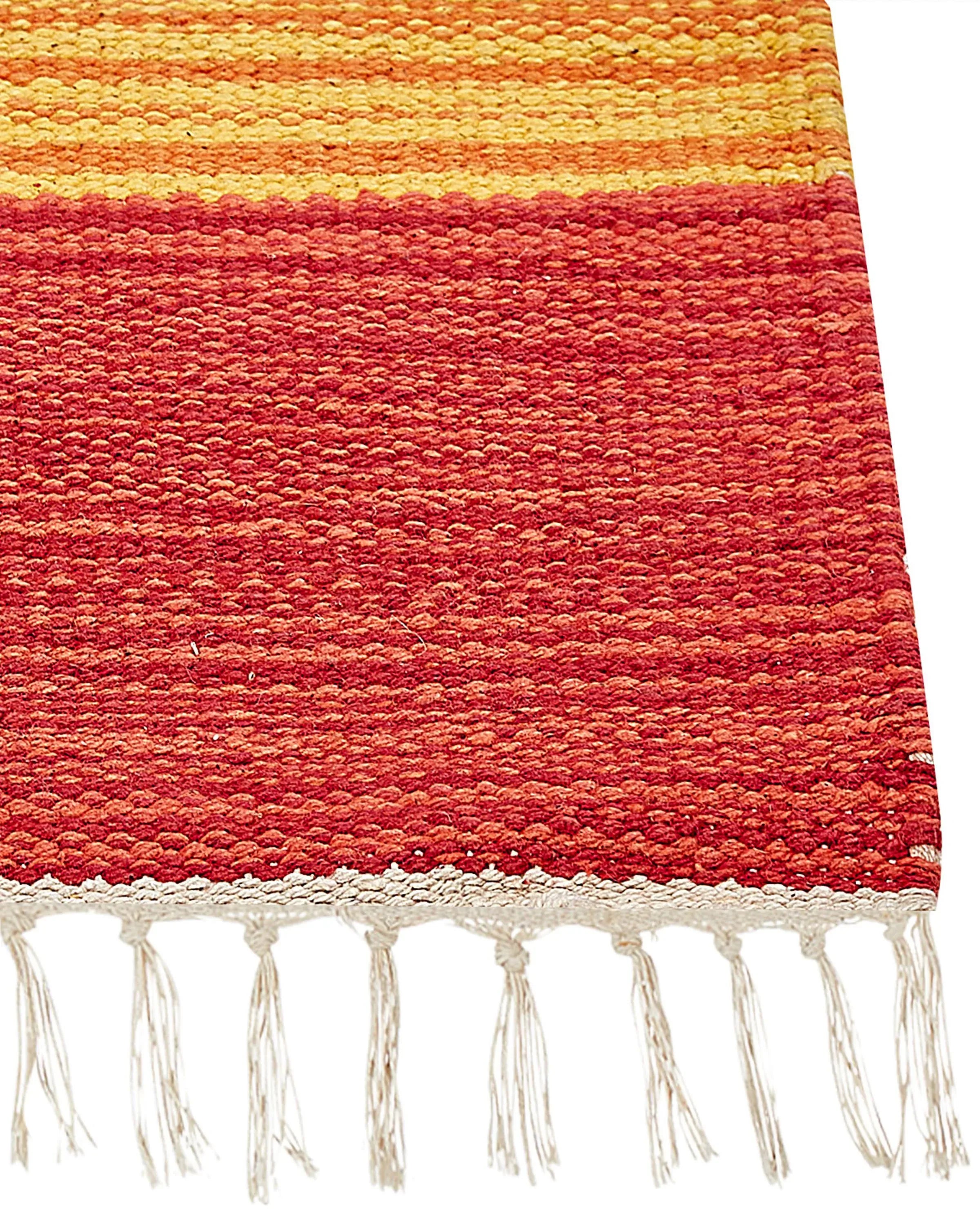 Tapis multicolore 80 x 150 cm Coton Kilim