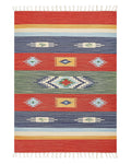 Tappeto KAMARIS Multicolore 140 x 200 cm Cotone Kilim