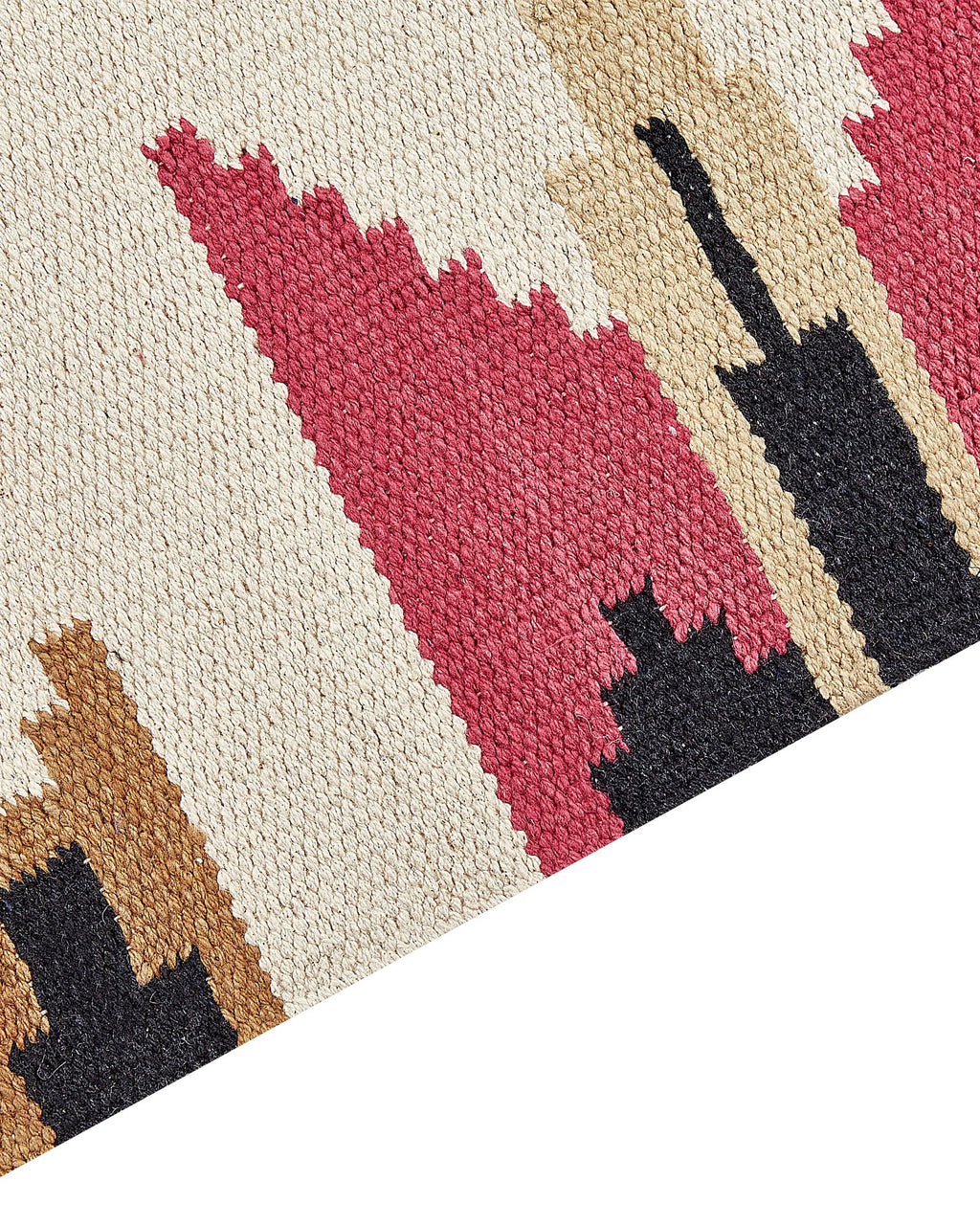 Tapis multicolore 80 x 300 cm Coton Kilim