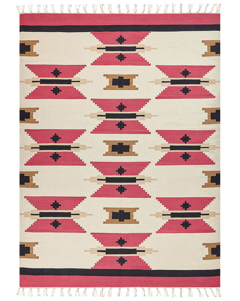 Tappeto GARNI Multicolore 160 x 230 cm Cotone Kilim