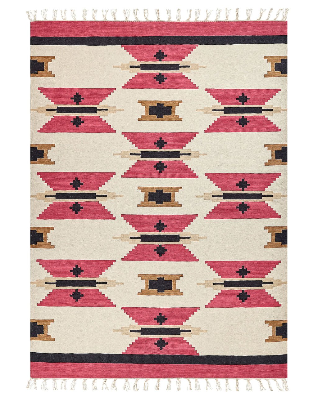 Tappeto GARNI Multicolore 200 x 300 cm Cotone Kilim