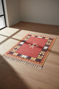 Tappeto PARAKAR Multicolore 140 x 200 cm Cotone Kilim