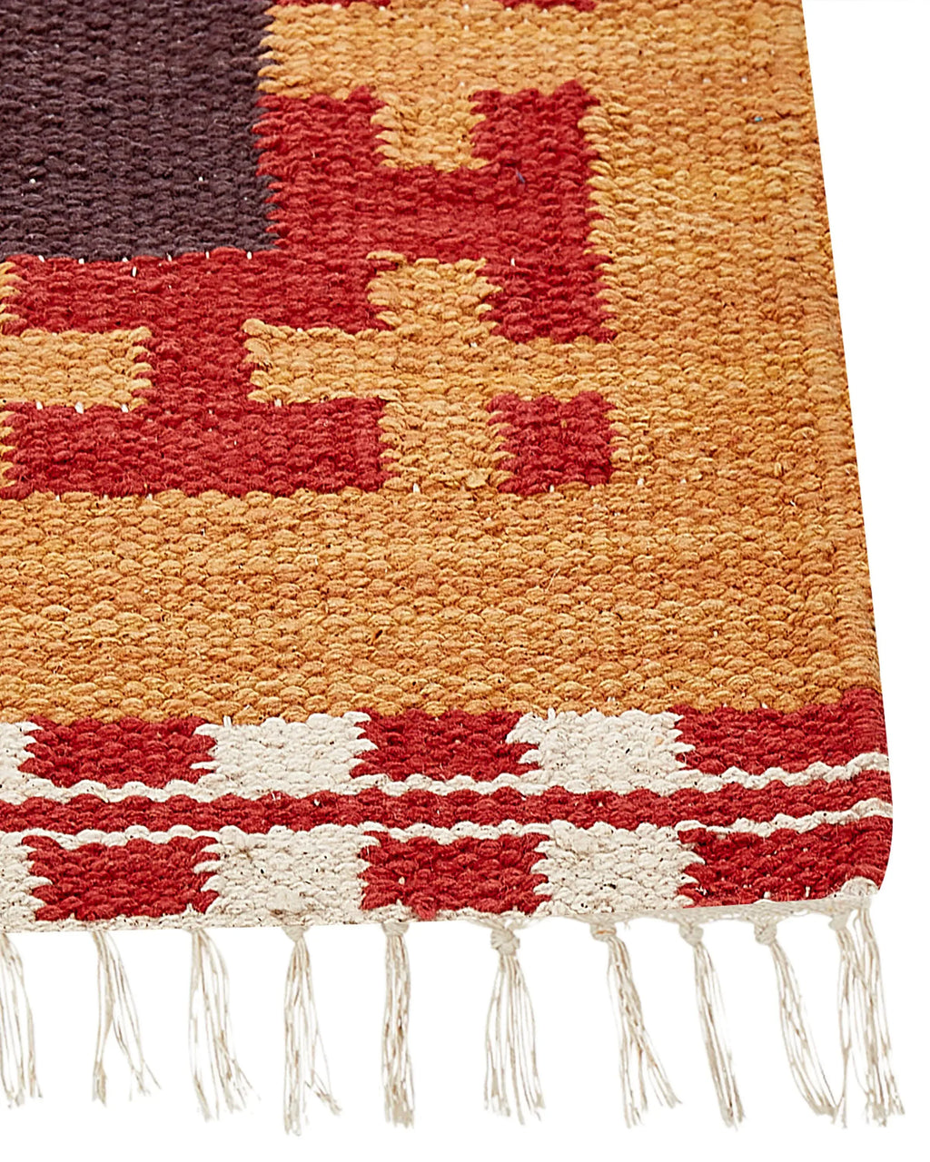 Tapis multicolore 140 x 200 cm Coton Kilim