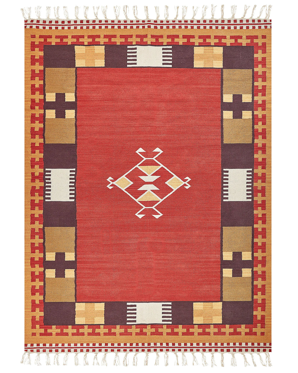 Tappeto PARAKAR Multicolore 160 x 230 cm Cotone Kilim