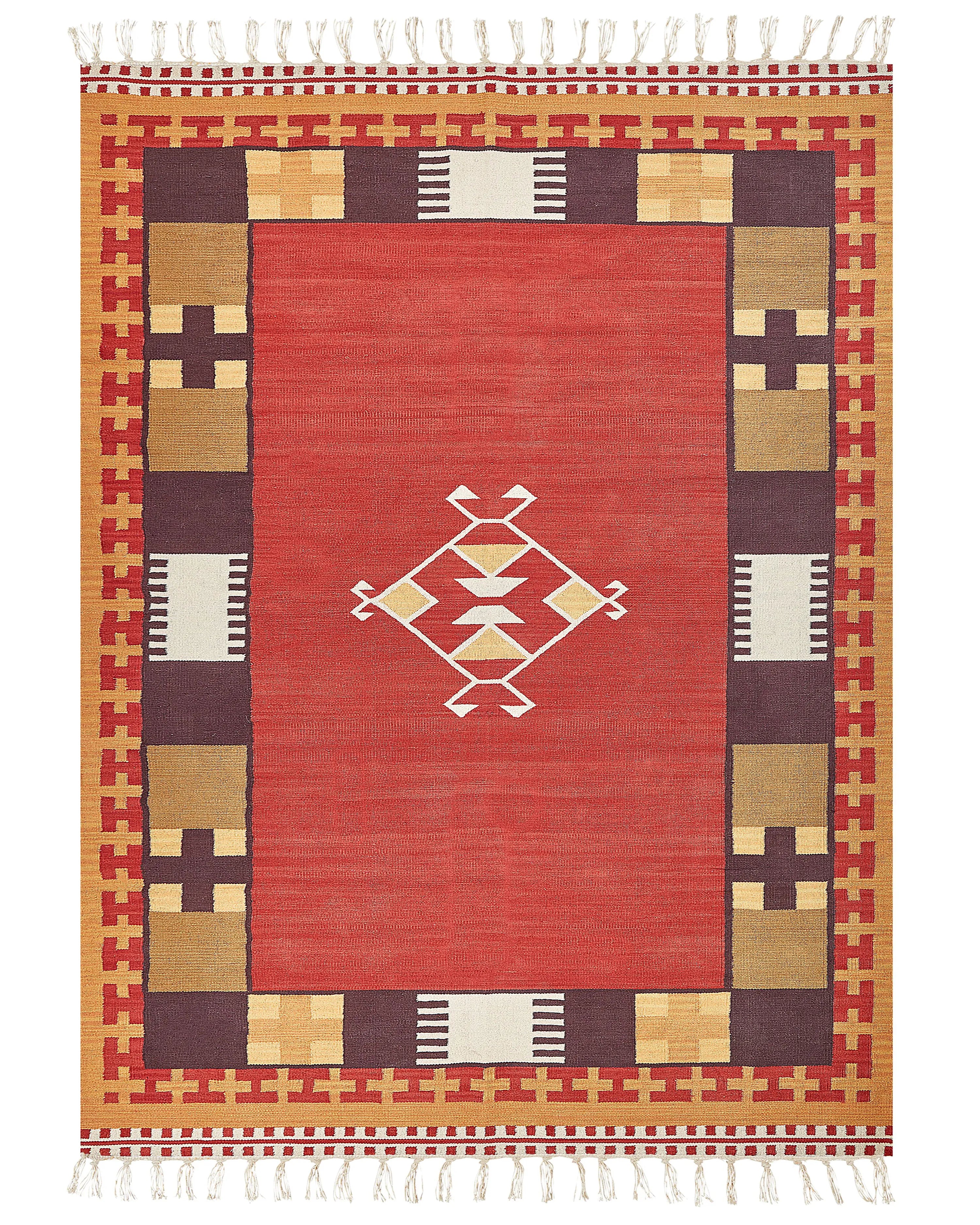 Tappeto PARAKAR Multicolore 160 x 230 cm Cotone Kilim