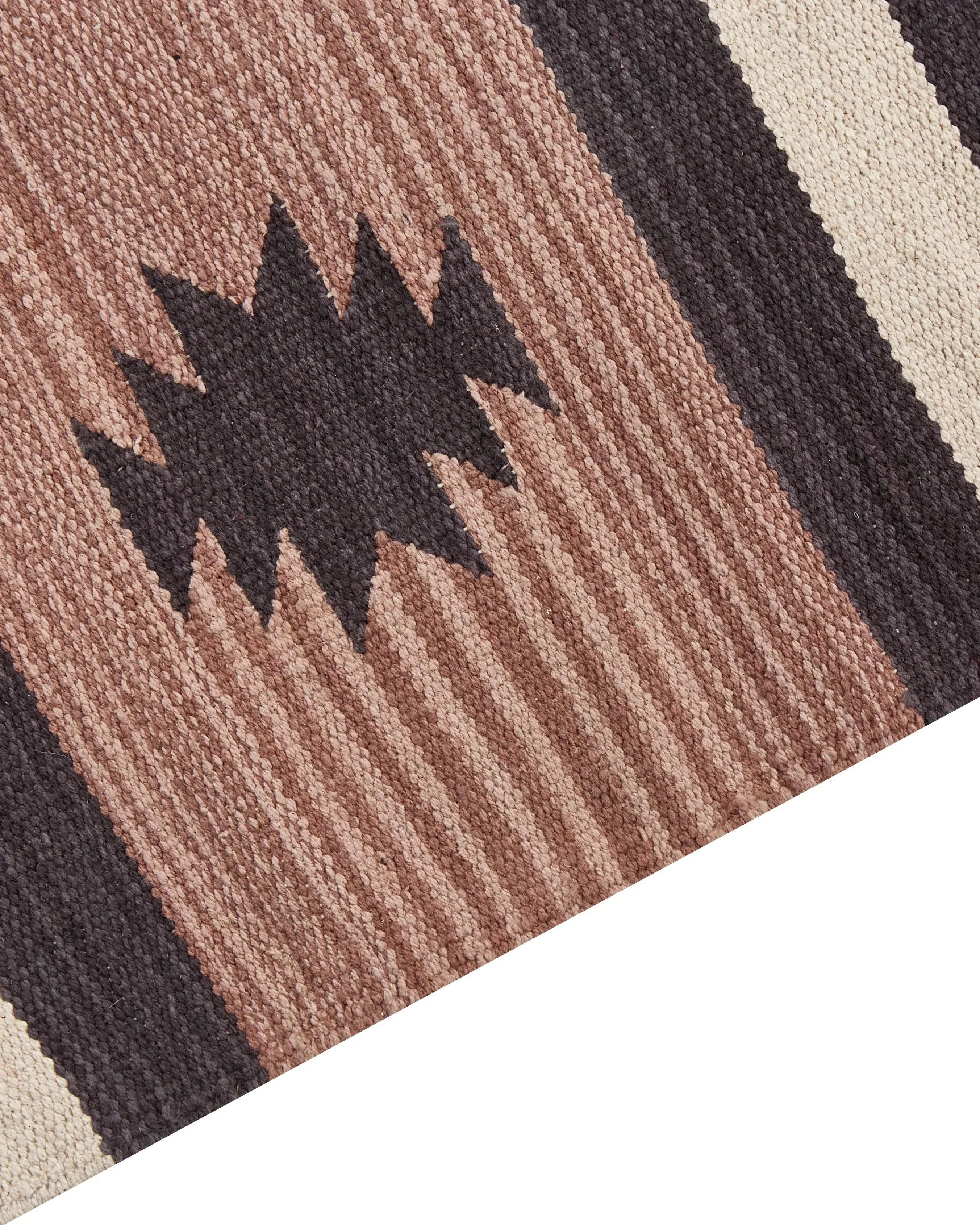 Tapis Beige 80 x 300 cm Coton Kilim