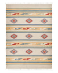 Tappeto APARAN Beige 140 x 200 cm Cotone Kilim