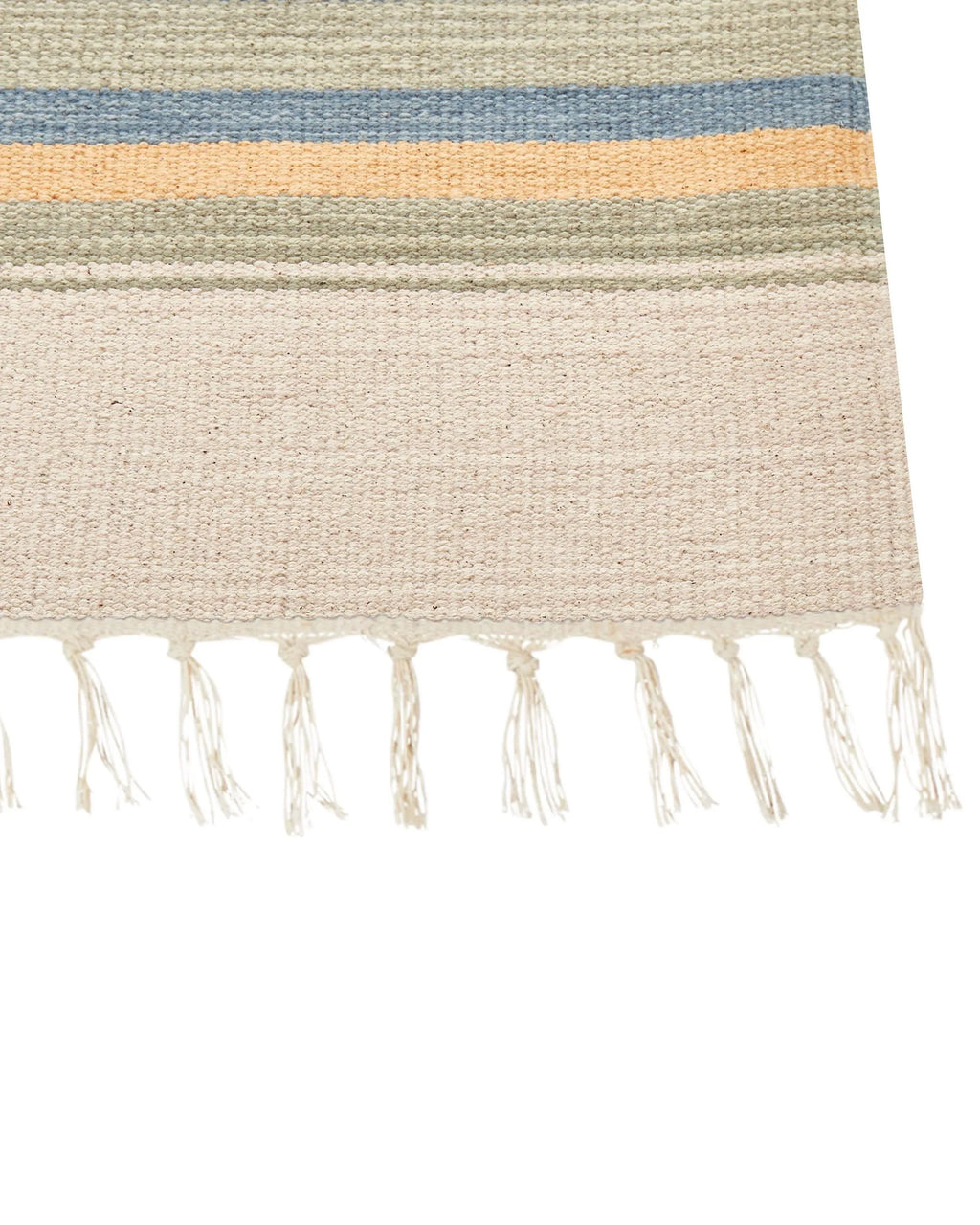 Tapis beige 200 x 300 cm Coton Kilim