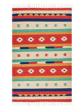 Tappeto MARGARA Multicolore 140 x 200 cm Cotone Kilim