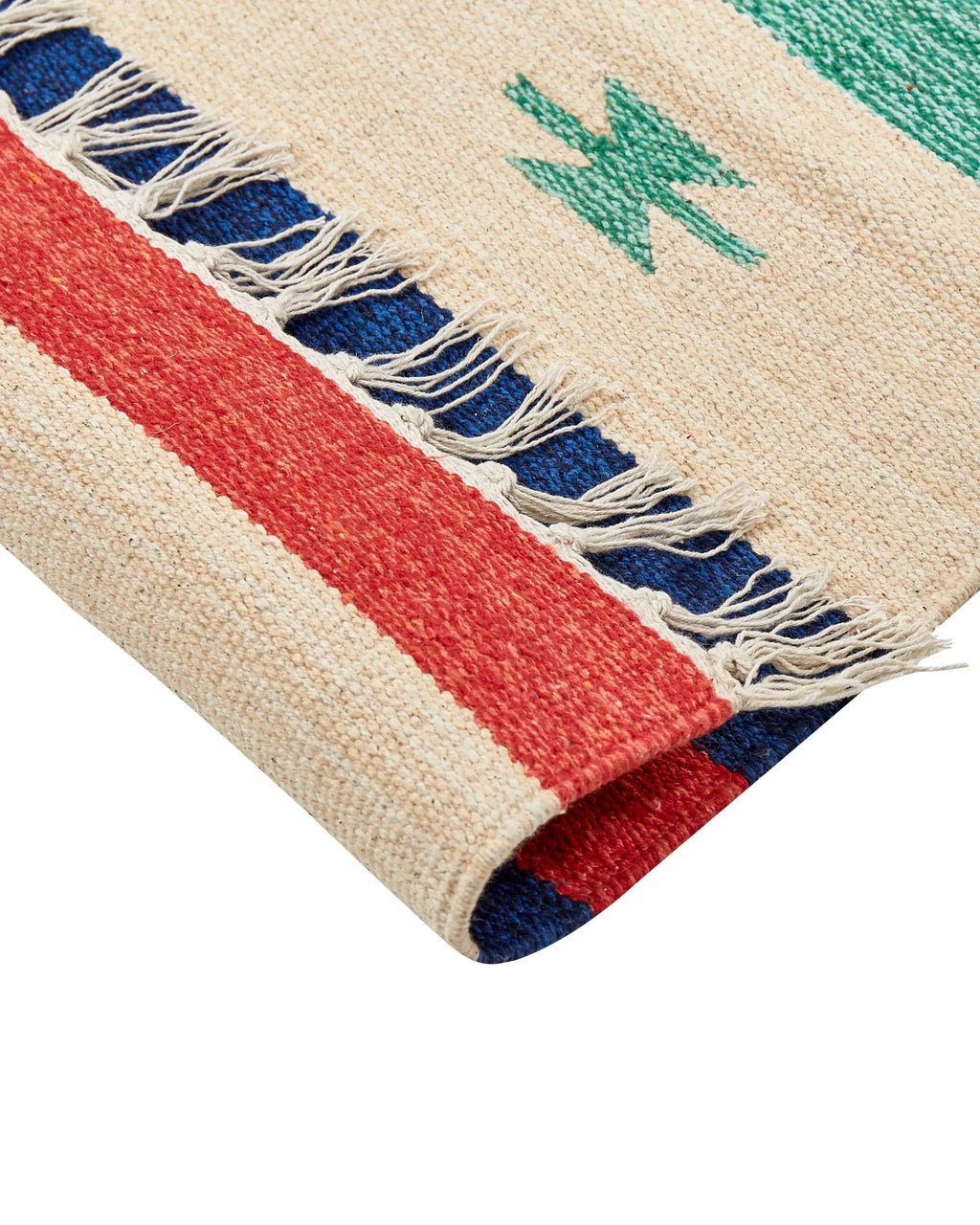 Tapis multicolore 140 x 200 cm Coton Kilim