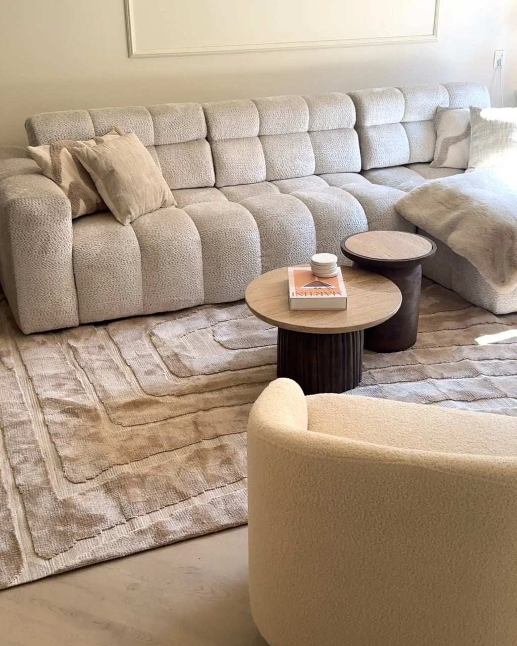 Tapis beige 300 x 400 cm