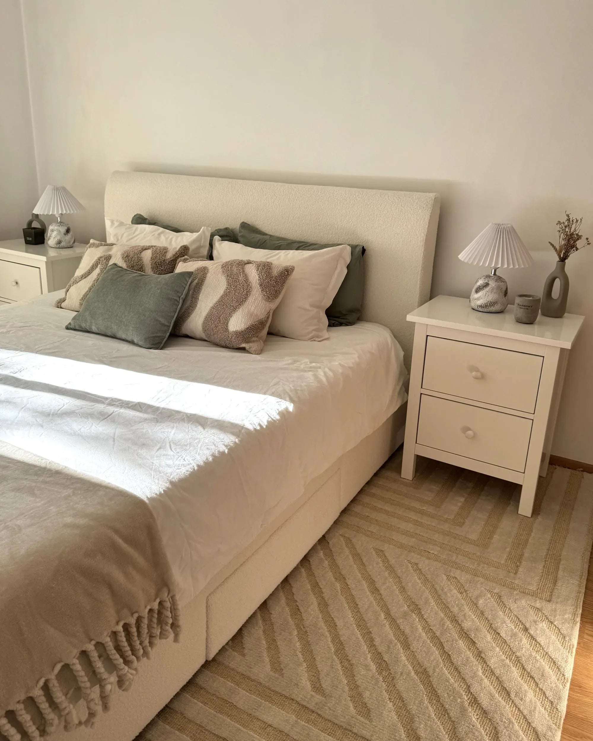 Tapis beige 300 x 400 cm Laine