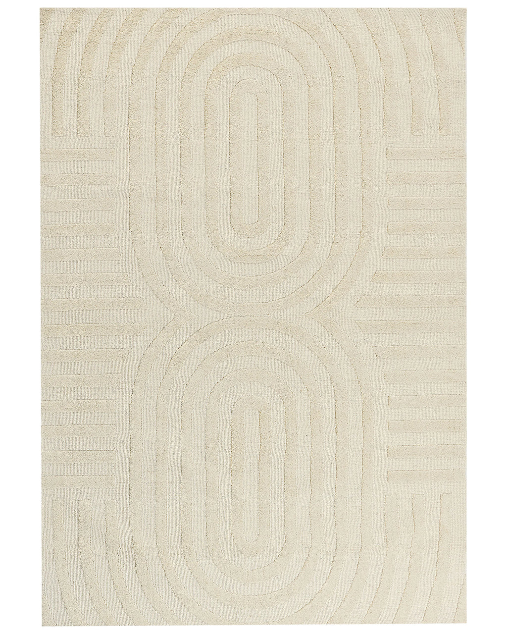 Tappeto MASTUNG Beige 160 x 230 cm Lana