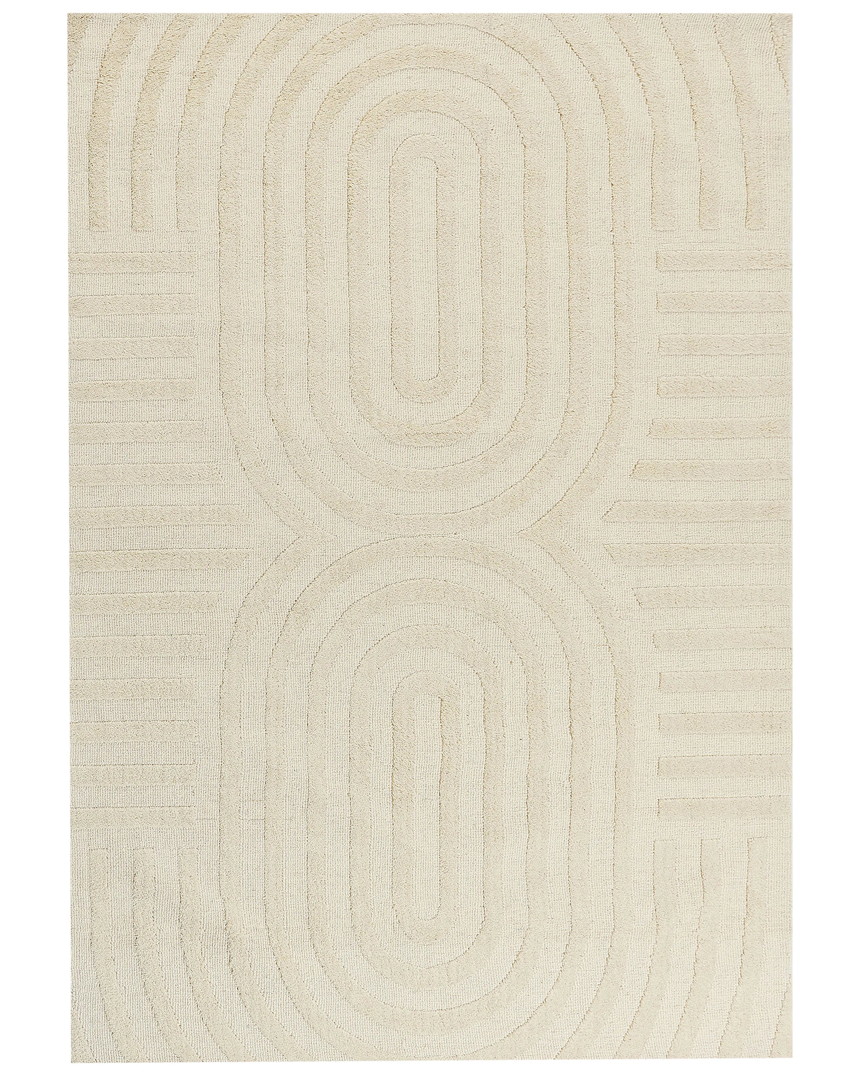Tappeto MASTUNG Beige 160 x 230 cm Lana