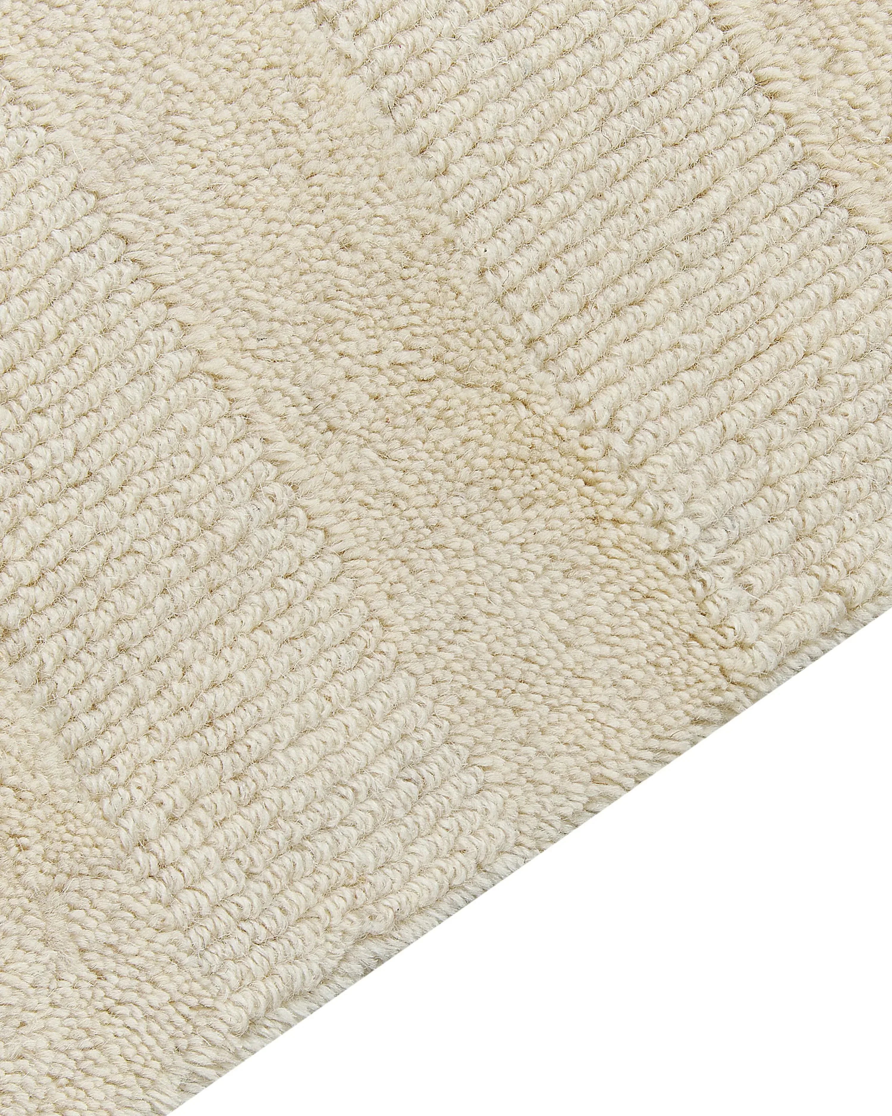 Tapis beige 160 x 230 cm Laine
